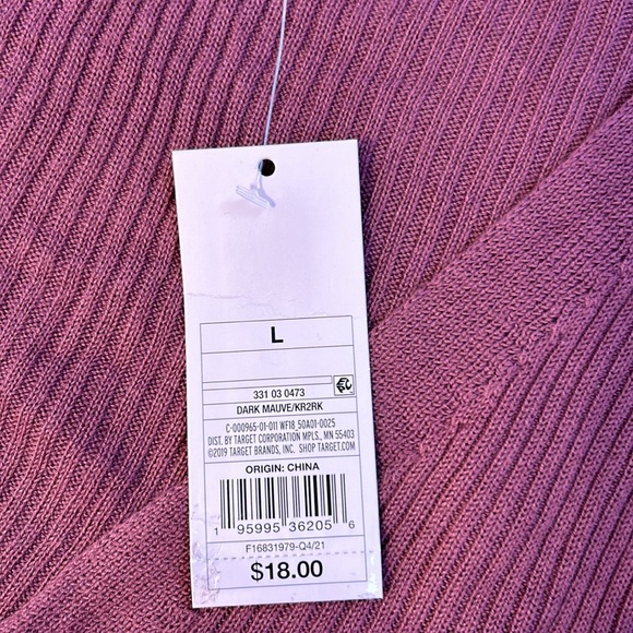 Dark Mauve Wild Fable Sweater NWT - Picture 7 of 7